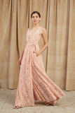 blush-pink-lace-wedding-dresses-boho-style-1