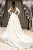 boat-neck-full-sleeves-wedding-gown-backless