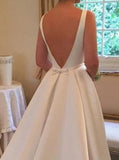 boat-neck-satin-a-line-wedding-gown-with-pockets-1