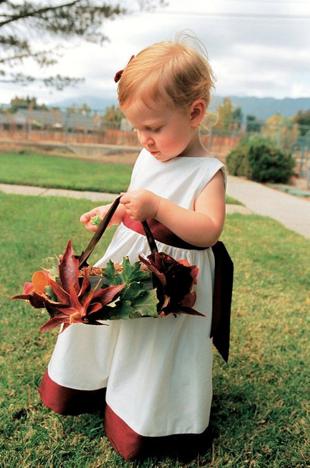 Scoop Neck Tulle and Satin Flower Girl Dress with Rhinestones Belt