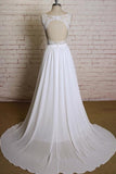 bohemian-lace-chiffon-wedding-dress-with-hollow-back-1