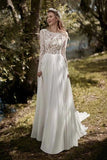 boho-lace-long-sleeves-wedding-dress-2019-robe-de-mariee