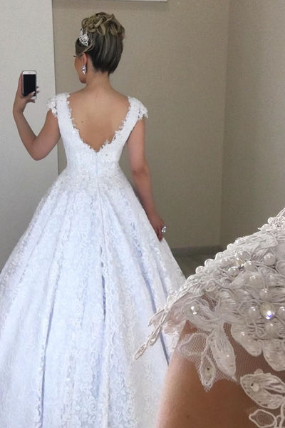 brazilian-style-lace-bride-dresses-wedding-2020-with-beaded-v-neckline-1
