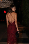 burgundy-lace-cocktail-dresses-tea-length-vestido-de-coctail-1