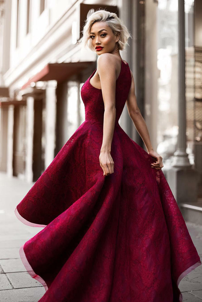 burgundy-lace-high-low-prom-dresses-with-halter-strap-1