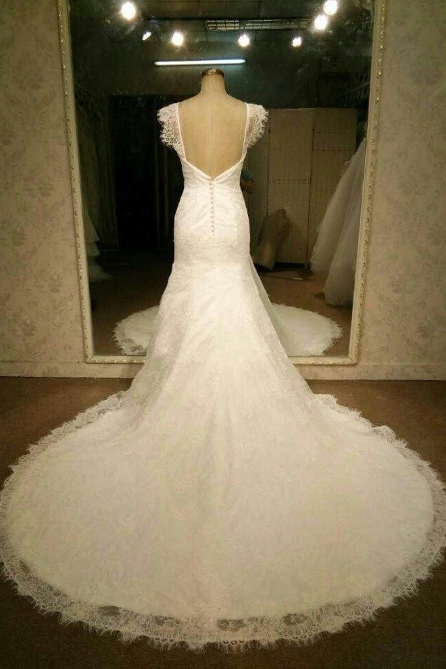cap-sleeves-sheath-lace-wedding-dress-vintage-backless-bride-gown-1