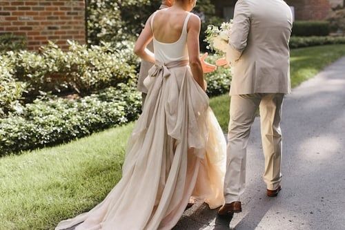 casual garden wedding dress