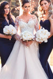 cathedral-train-wedding-dress-with-lace-long-sleeves-1