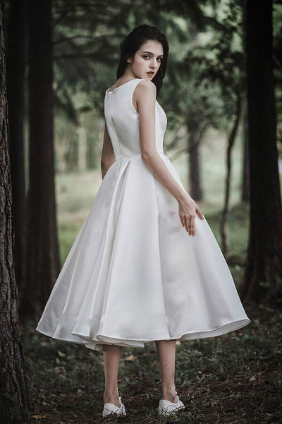 chic-sleeveless-satin-tea-length-wedding-gown-online-1