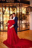 chiffon-long-red-maternity-gown-for-photography-1