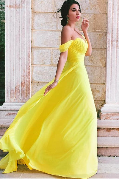 chiffon-long-yellow-prom-dresses-with-off-the-shoulder