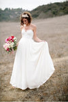 chiffon-rustic-wedding-dresses-with-lace-sweetheart-bodice