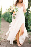 chiffon-summer-beach-wedding-dresses-with-slit-side-1