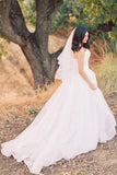 classic-lace-strapless-corset-wedding-gown-with-tulle-skirt-1