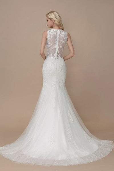 classic-v-neckline-mermaid-wedding-dresses-lace-bodice-1