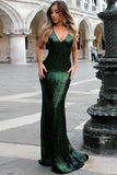 close-fitting-bodice-dark-green-sequin-prom-dresses-online