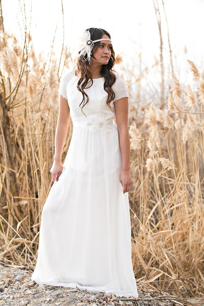 crystals-short-sleeves-chiffon-boho-wedding-dresses-outside