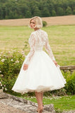 curved-strapless-short-wedding-gown-with-lace-jacket-1