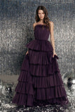 dark-purple-layers-skirt-prom-gown-with-strapless-bodice