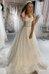 dazzling-sequin-wedding-gowns-with-belt