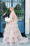 deep-v-neck-wedding-dress-with-layers-tulle-skirt