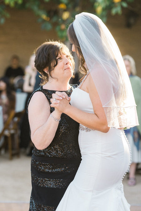 3D Butterfly Long Bridal Veil with Pearls Details