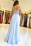 draped-off-the-shoulder-lace-prom-dresses-with-chiffon-skirt-1