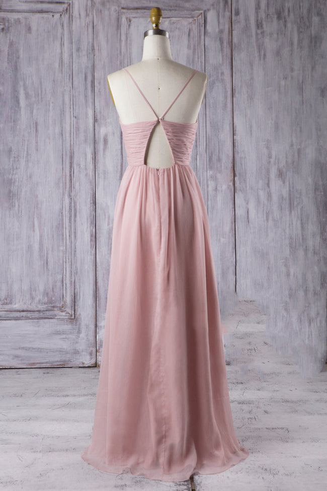 dream-long-chiffon-bridesmaid-dress-with-ruched-bodice-1