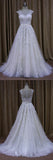 classic-a-line-appliques-tulle-wedding-dress-cap-sleeves-2