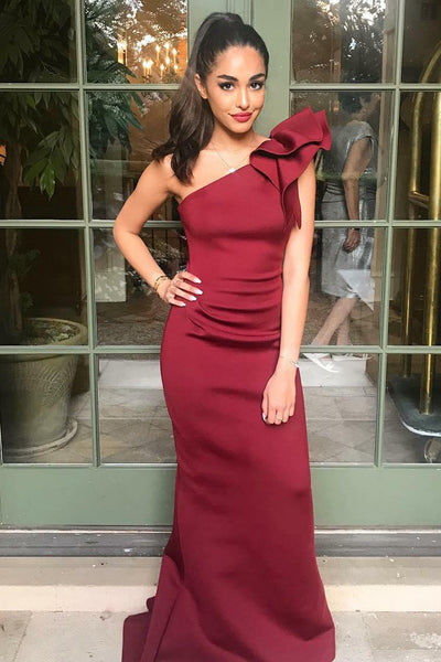 elegant-satin-burgundy-mermaid-prom-dresses-with-one-shoulder-1