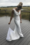 elegant-spandex-white-wedding-gown-with-cowl-neckline