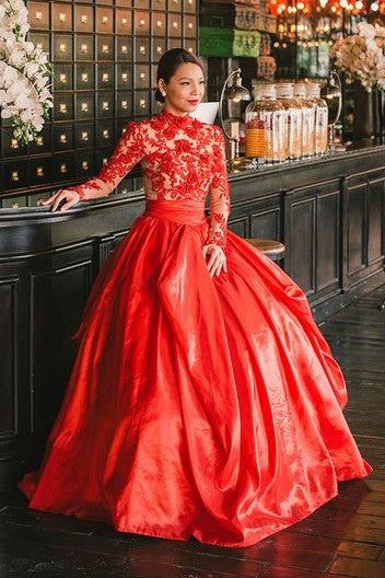 embroidery-red-evening-dress-with-long-sleeves-1