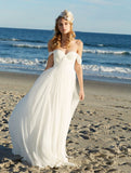 exquisite-chiffon-summer-beach-wedding-dresses-with-off-the-shoulder