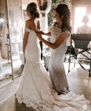 fit-flare-lace-bride-wedding-gown-off-the-shoulder-2