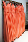 floor-length-chiffon-orange-bridesmaid-dresses-v-neckline-2