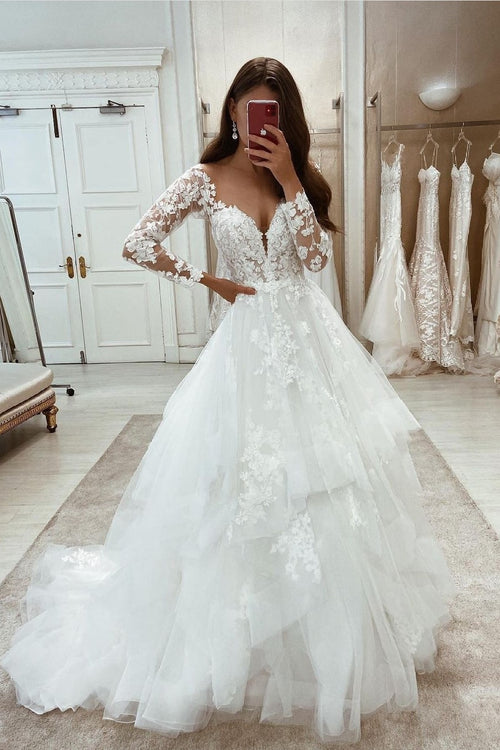 floral-lace-tulle-bridal-dresses-with-sleeves-2022