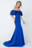 flounced-off-the-shoulder-blue-evening-dresses-with-mermaid-skirt-2