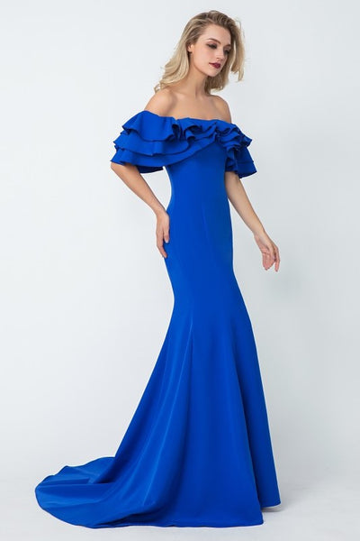 flounced-off-the-shoulder-blue-evening-dresses-with-mermaid-skirt-2