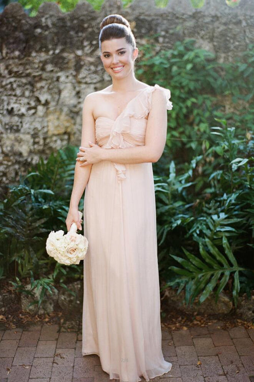 flounced-one-shoulder-chiffon-long-bridesmaid-dresses-2018