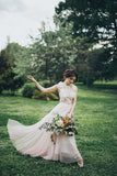 flowers-sheer-lace-boho-wedding-dress-with-tulle-skirt-2