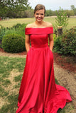 fold-off-the-shoulder-a-line-red-satin-formal-prom-gown