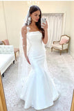 fold-strapless-satin-mermaid-bridal-dresses-2022