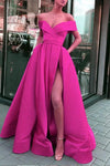 folded-off-the-shoulder-prom-long-dresses-with-side-slit-1