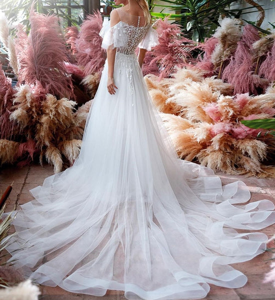 glamorous-beads-flowers-wedding-dress-with-off-sleeves-1
