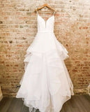 Glamorous Fall Wedding Dress with Horsehair Skirt