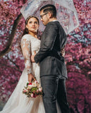    glamorous-lace-tulle-wedding-gown-with-sheer-long-sleeves-2