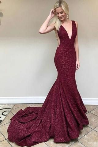 glitter-sequin-burgundy-evening-dress-mermaid-train-1