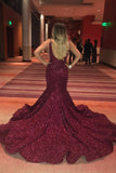 glitter-sequin-burgundy-evening-dress-mermaid-train-2