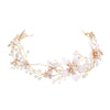 Gold Flower Wedding Headdress Bridal Wedding Hair Accessories