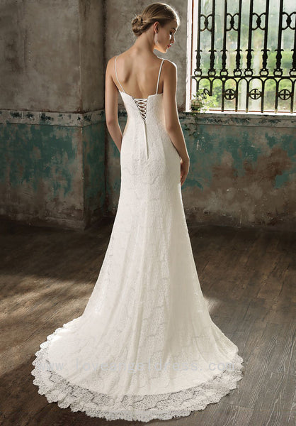 good-looking-v-neck-column-wedding-dress-lace-vestido-de-noiva-de-renda-1